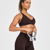 UnifiedMove™ High Waisted Pocket Shorts 6" | 70% Cocoa