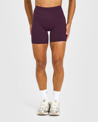 UnifiedMove™ High Waisted Pocket Shorts 6" | Blackberry Purple