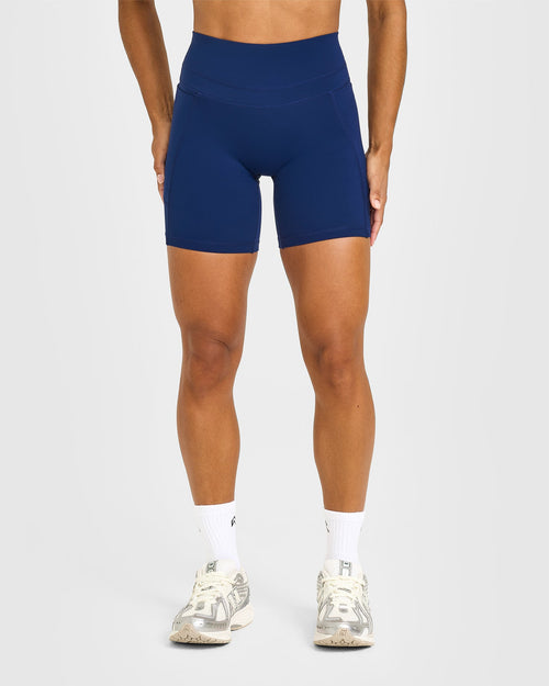 Oner Modal Unified High Waisted Pocket Shorts 6" | Midnight