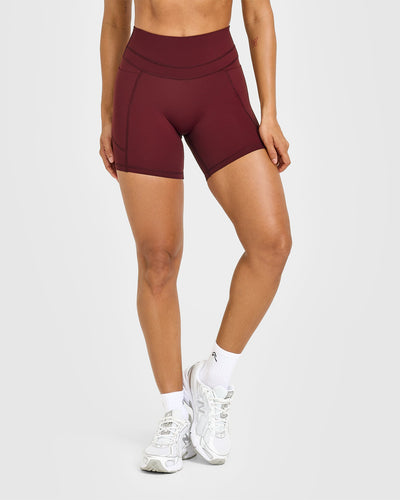 UnifiedMove™ High Waisted Pocket Shorts 6" | Rosewood