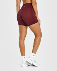 UnifiedMove™ High Waisted Pocket Shorts 6" | Rosewood