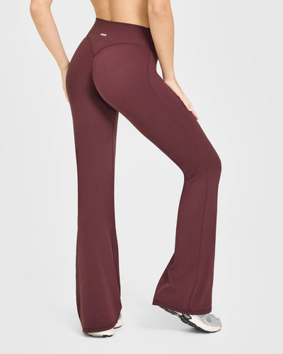 SoftMotion™ Flared Bottoms with White Logo Velvet Mocha | Oner Active CA