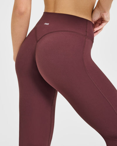 SoftMotion™ Flared Bottoms with White Logo Velvet Mocha | Oner Active CA