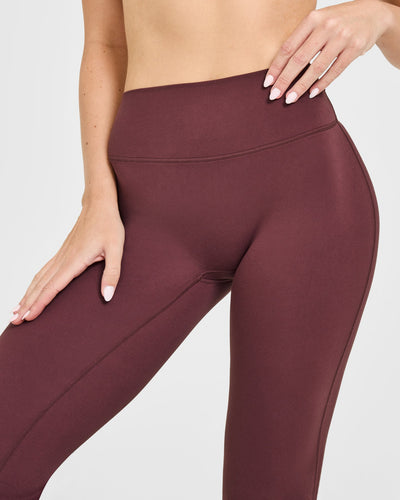SoftMotion™ Flared Bottoms with White Logo Velvet Mocha | Oner Active CA