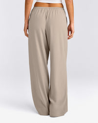 AirMove™ Wide Leg Pants | Warm Sand