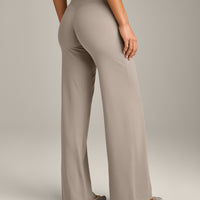 SoftMotion™ Straight Leg Bottoms with White Logo | Warm Sand