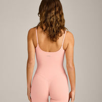 SoftMotion™ Strappy All in One with Grey Logo | Peach Orange