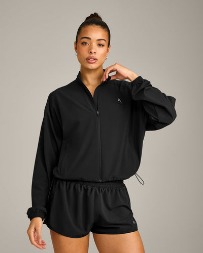 AirMove™ Jacket with Reflective Logo | Black