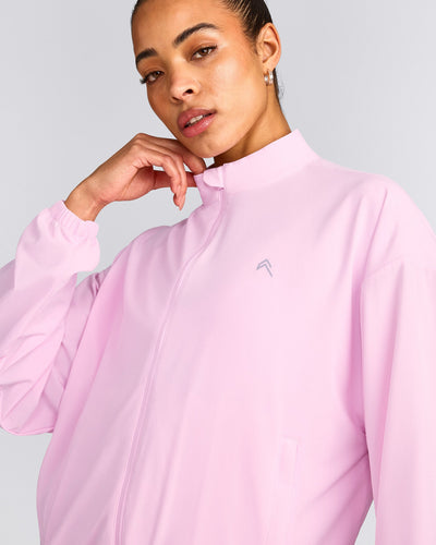 AirMove™ Jacket with Reflective Logo | Chalk Pink