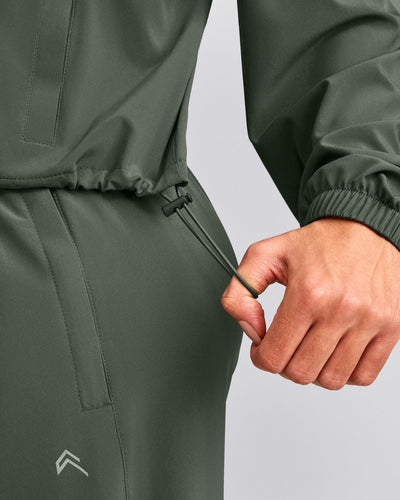AirMove™ Jacket with Reflective Logo | Dark Khaki