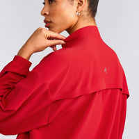 AirMove™ Jacket with Reflective Logo | Fiery Red