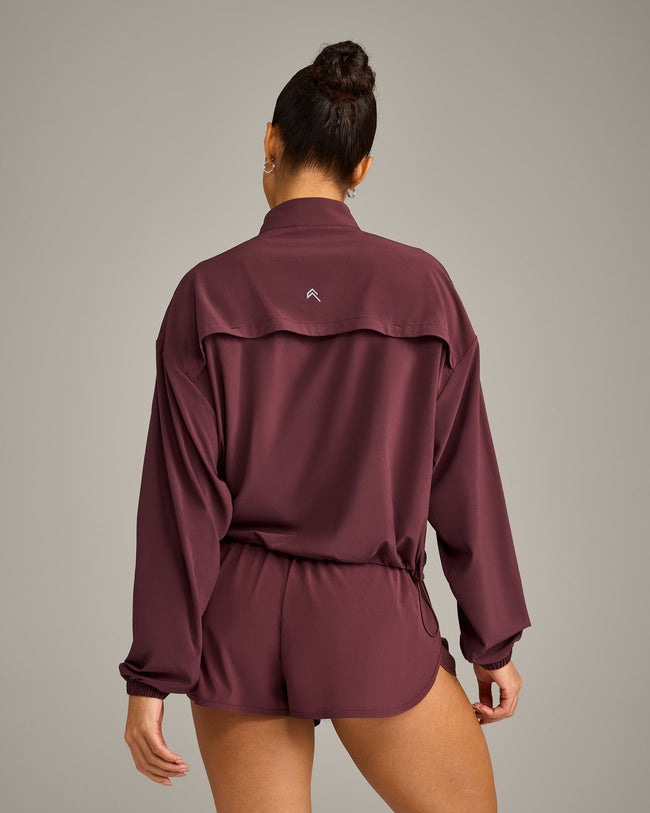 AirMove™ Jacket with Reflective Logo | Velvet Mocha