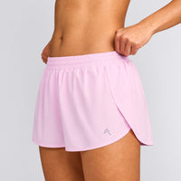 AirMove™ Lined Shorts 2" with Reflective Logo | Chalk Pink