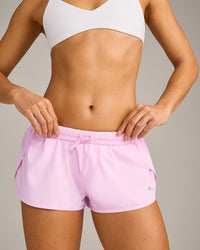 AirMove™ Lined Shorts 3" with Reflective Logo | Chalk Pink
