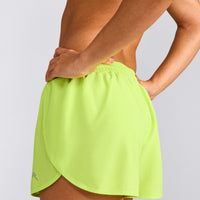 AirMove™ Lined Shorts 2" with Reflective Logo | Citrus Green