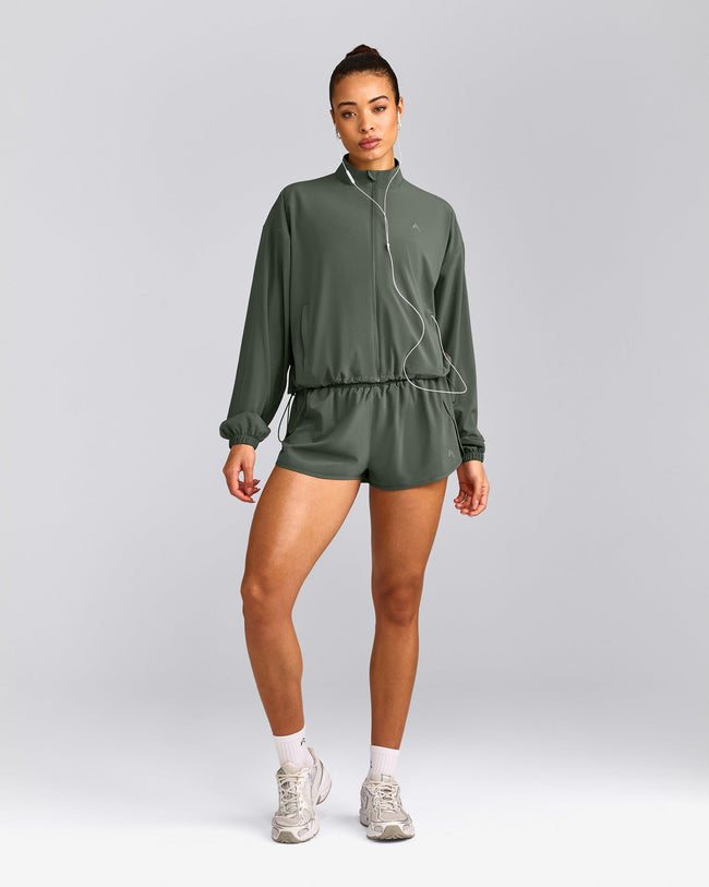AirMove™ Lined Shorts 2" with Reflective Logo | Dark Khaki