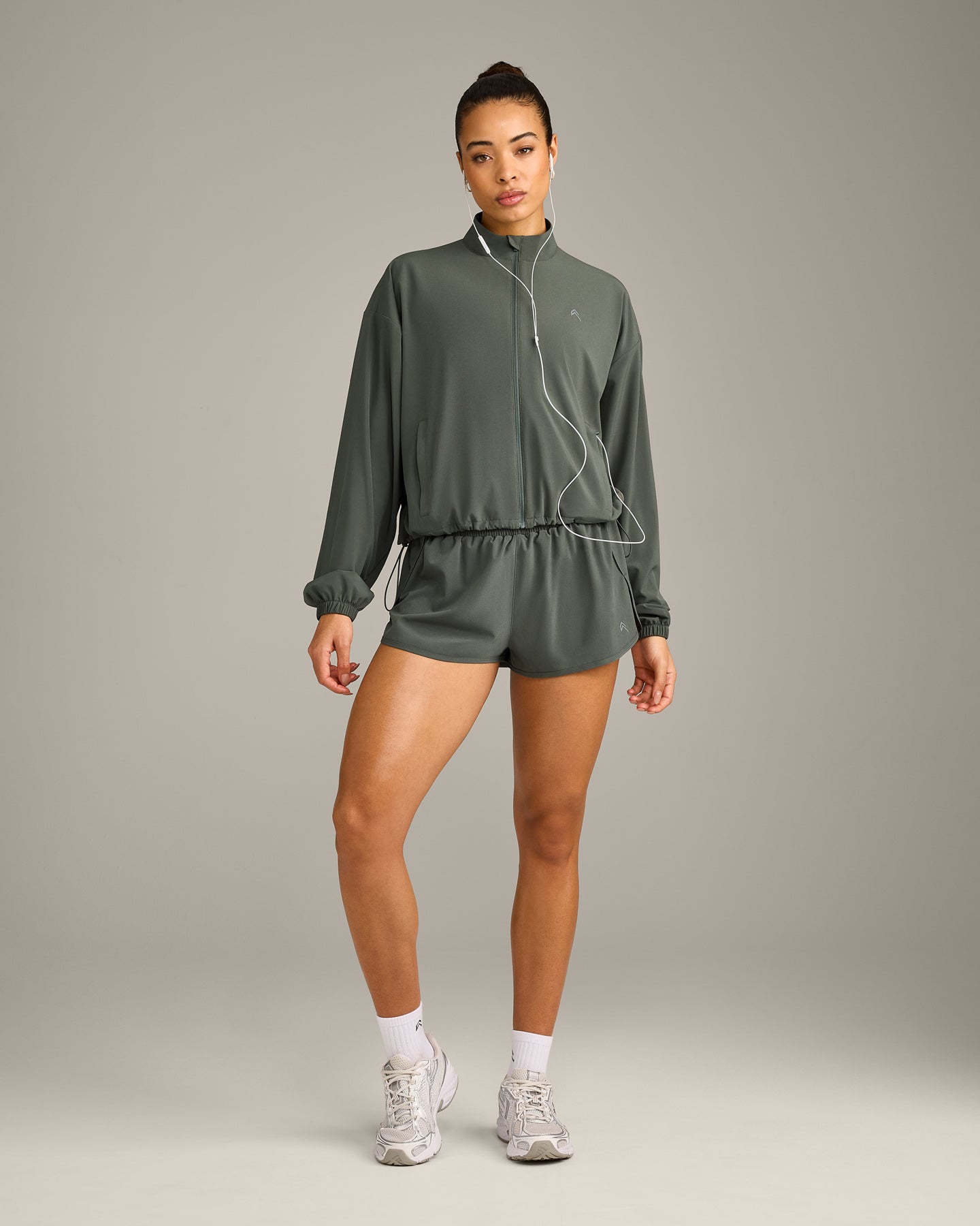 AirMove™ Lined Shorts 2" with Reflective Logo | Dark Khaki