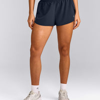 AirMove™ Lined Shorts 2" with Reflective Logo | True Blue