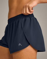 AirMove™ Lined Shorts 2" with Reflective Logo | True Blue