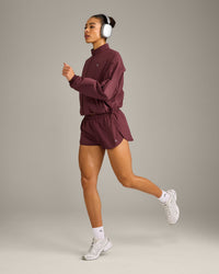 AirMove™ Lined Shorts 3" with Reflective Logo | Velvet Mocha