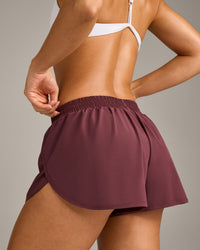 AirMove™ Lined Shorts 3" with Reflective Logo | Velvet Mocha