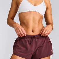 AirMove™ Lined Shorts 2" with Reflective Logo | Velvet Mocha