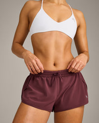 AirMove™ Lined Shorts 2" with Reflective Logo | Velvet Mocha