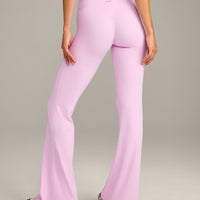SoftMotion™ Flared Bottoms with Grey Logo | Chalk Pink