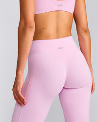 SoftMotion™ Flared Bottoms with Grey Logo | Chalk Pink
