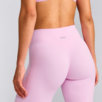 SoftMotion™ Flared Bottoms with Grey Logo | Chalk Pink