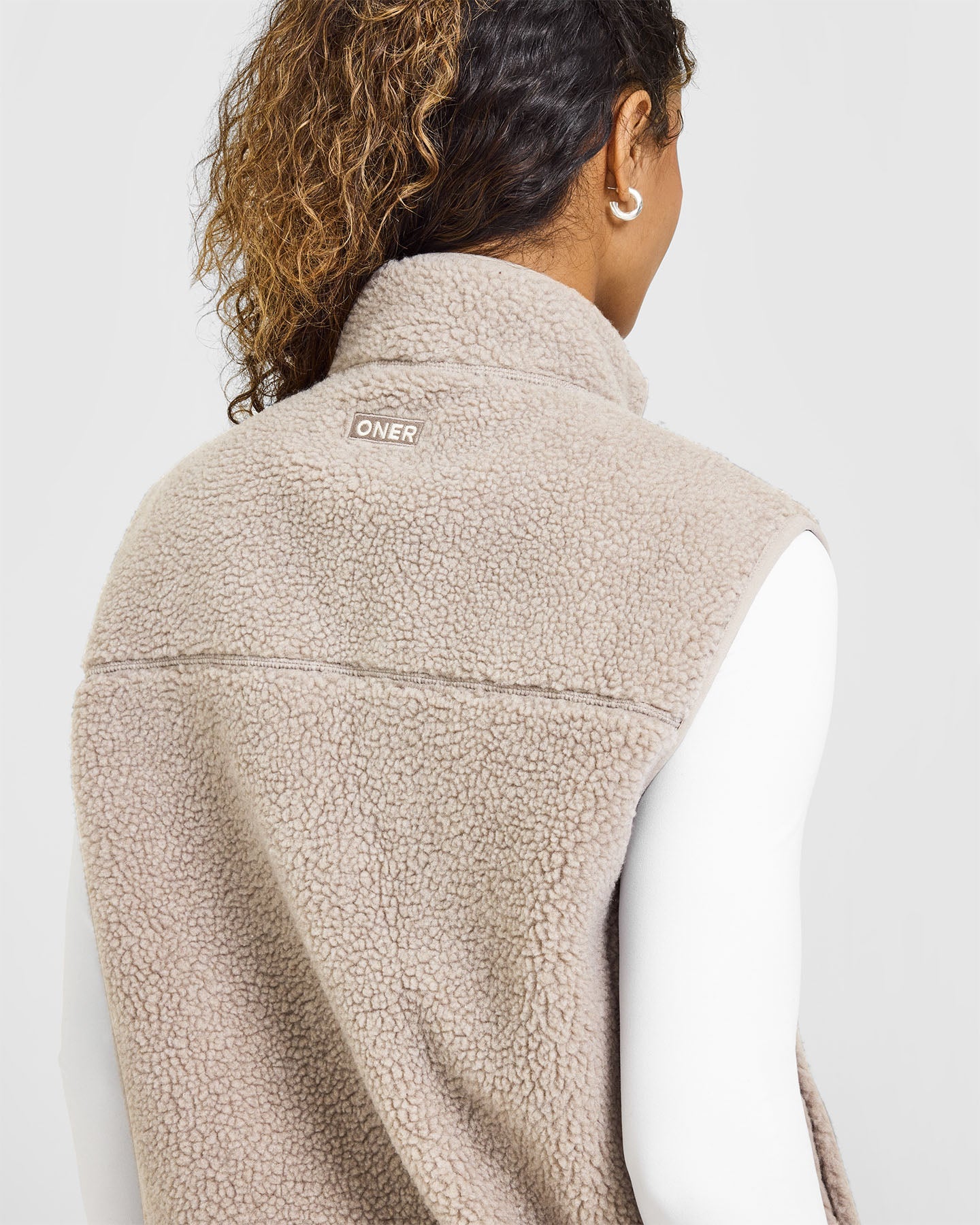 Fleece Gilet with Chest Pocket | Warm Sand