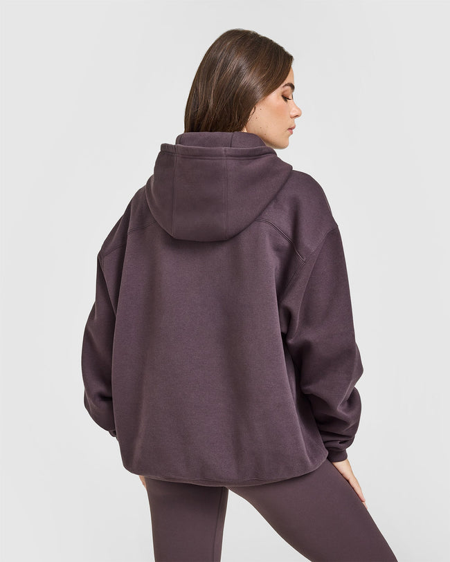 Foundations Oversized Hoodie | Umber Brown