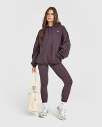 Foundations Oversized Hoodie | Umber Brown