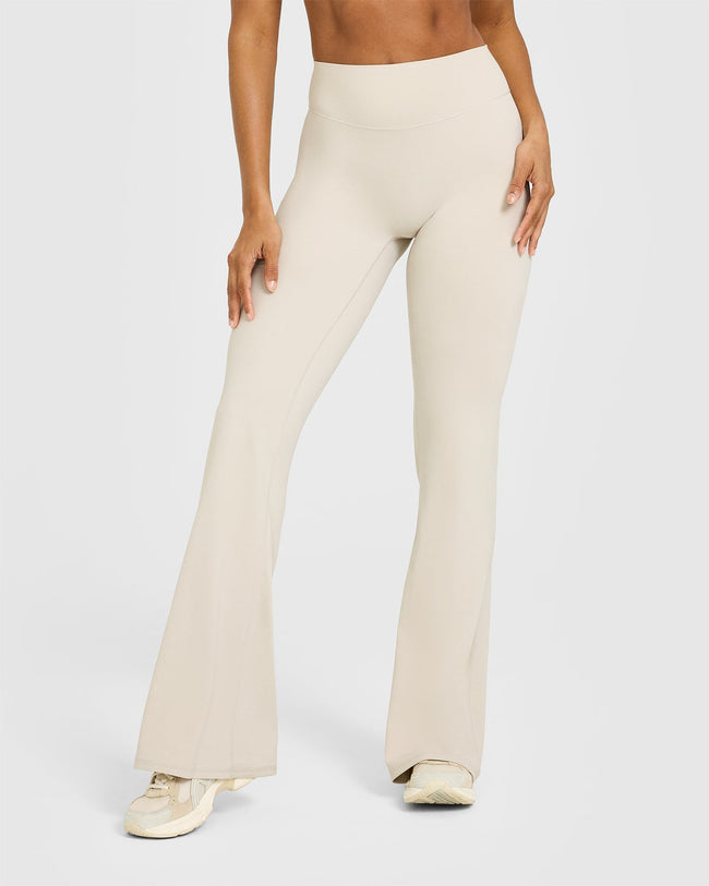 SoftMotion™ Flared Bottoms with White Logo | Sand