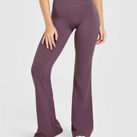 SoftMotion™ Flared Bottoms with White Logo | Vintage Purple