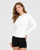 SoftMotion™ Long Sleeve Top | White