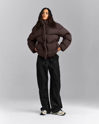 Oversized Puffer Jacket | 70% Cocoa