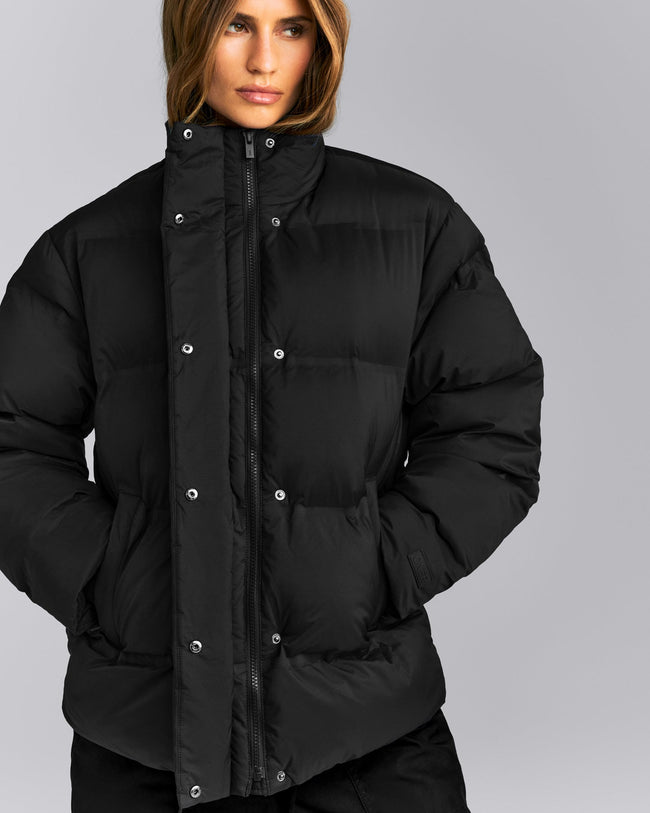 Oversized Puffer Jacket | Black