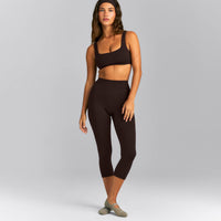 SoftMotion™ 3/4 Length Leggings | 70% Cocoa