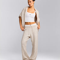 Seamless Scoop Neck Vest | White