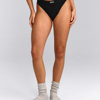 Seamless Thong | Black