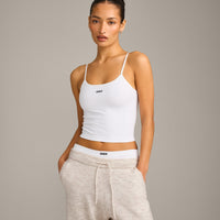 Seamless Strappy Vest | White