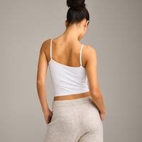 Seamless Strappy Vest | White