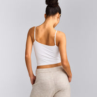 Seamless Strappy Vest | White