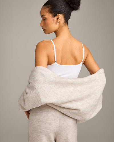 Seamless Strappy Vest | White