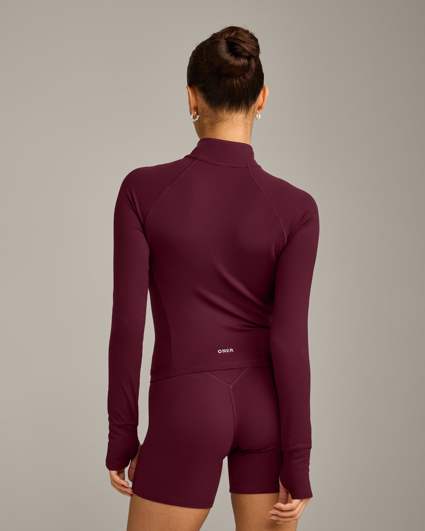 SoftMotion™ Mid Jacket with Grey Logo | Cherry Lacquer Purple