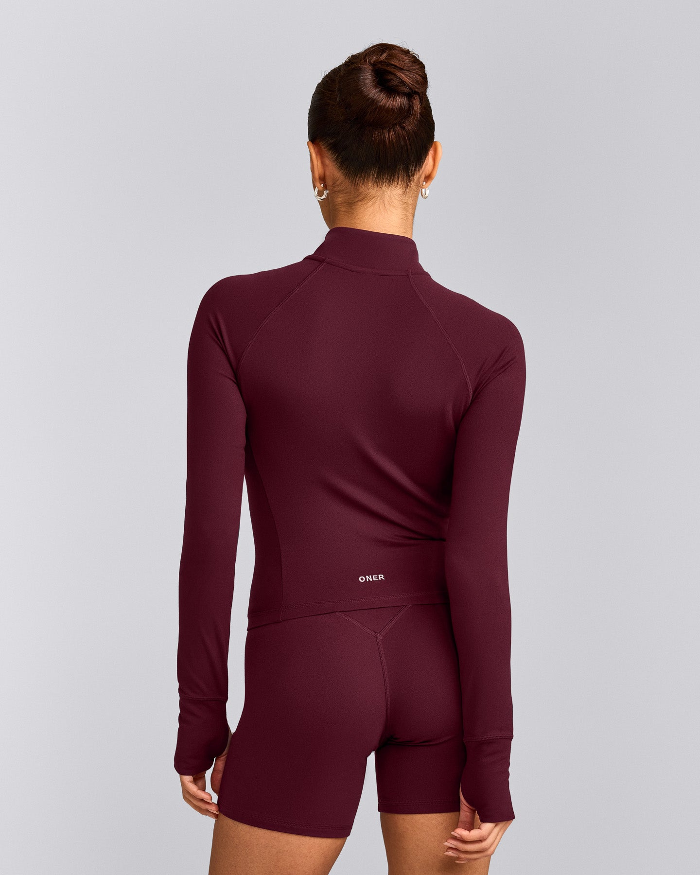 SoftMotion™ Mid Jacket with Grey Logo | Cherry Lacquer Purple