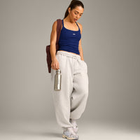 Mellow™ Rib Racer Back Vest with Built in Bra Shelf | Varsity Blue