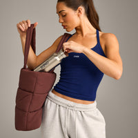 Mellow™ Rib Racer Back Vest with Built in Bra Shelf | Varsity Blue