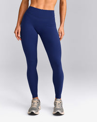 UnifiedMove™ High Waisted Leggings with Reflective Logo | Varsity Blue